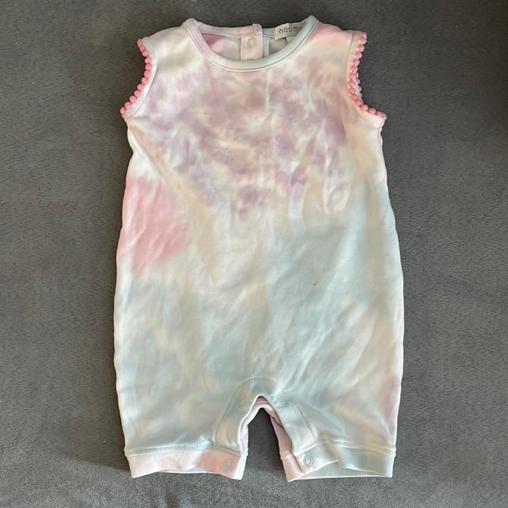 BABY NOOMIE 3-6 month tie dye one piece